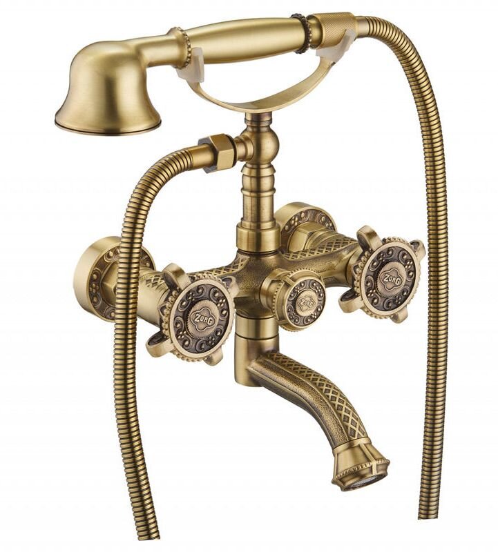 Изображение товара Смеситель Zorg Antic A 2001W-BR для ванны, бронзовый