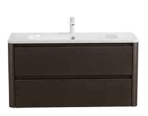 Изображение товара Тумба под раковину Cezares Relax-1000-2C-SO-GM, 100 см, подвесная, оружейная сталь