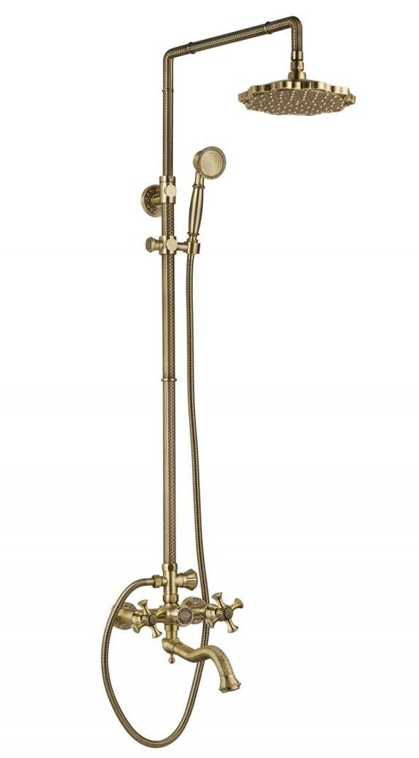 Изображение товара Душевая система Zorg Antic A 7002DS-BR с изливом бронза