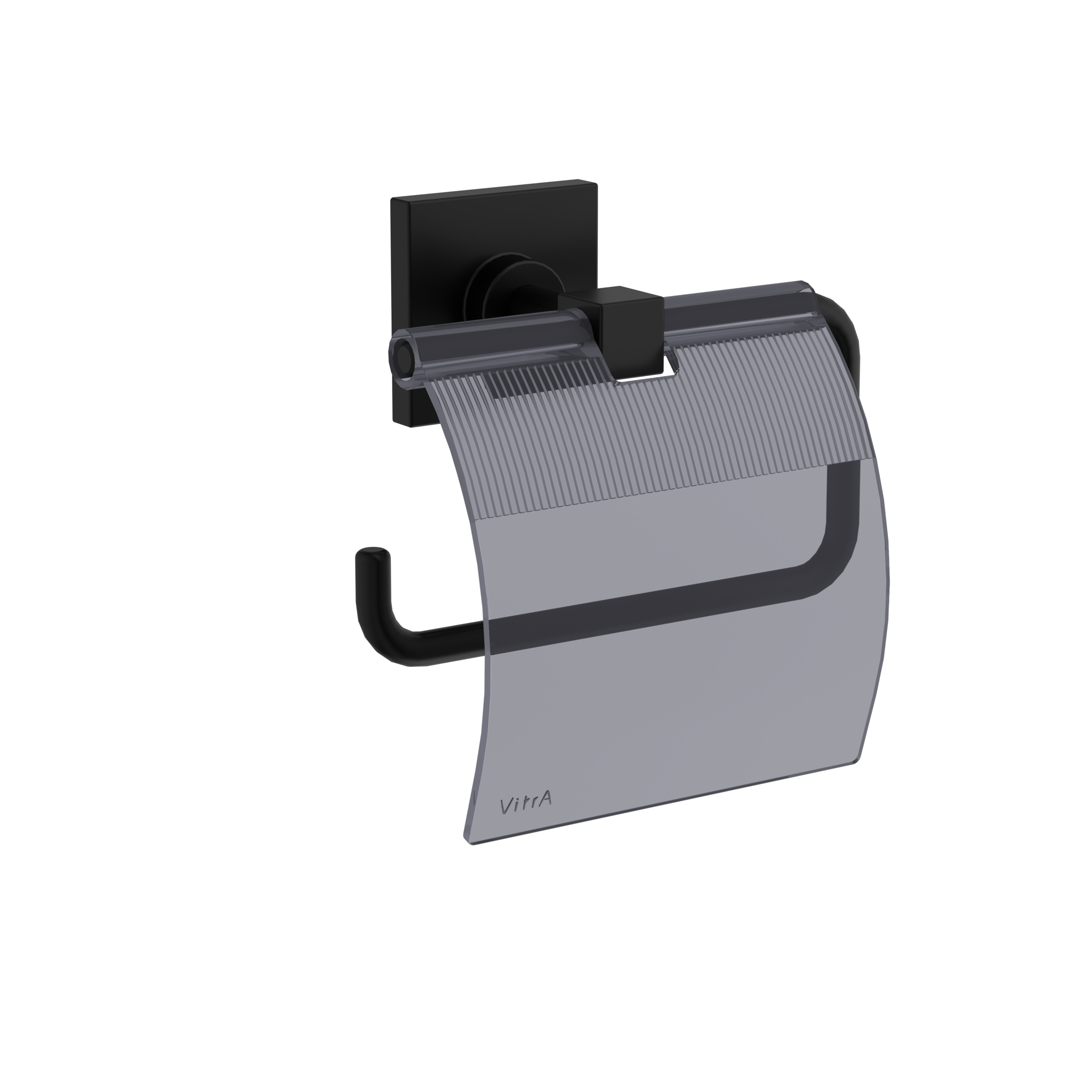 Изображение товара Держатель туалетной бумаги Vitra Root A4480436 черный матовый для ванной