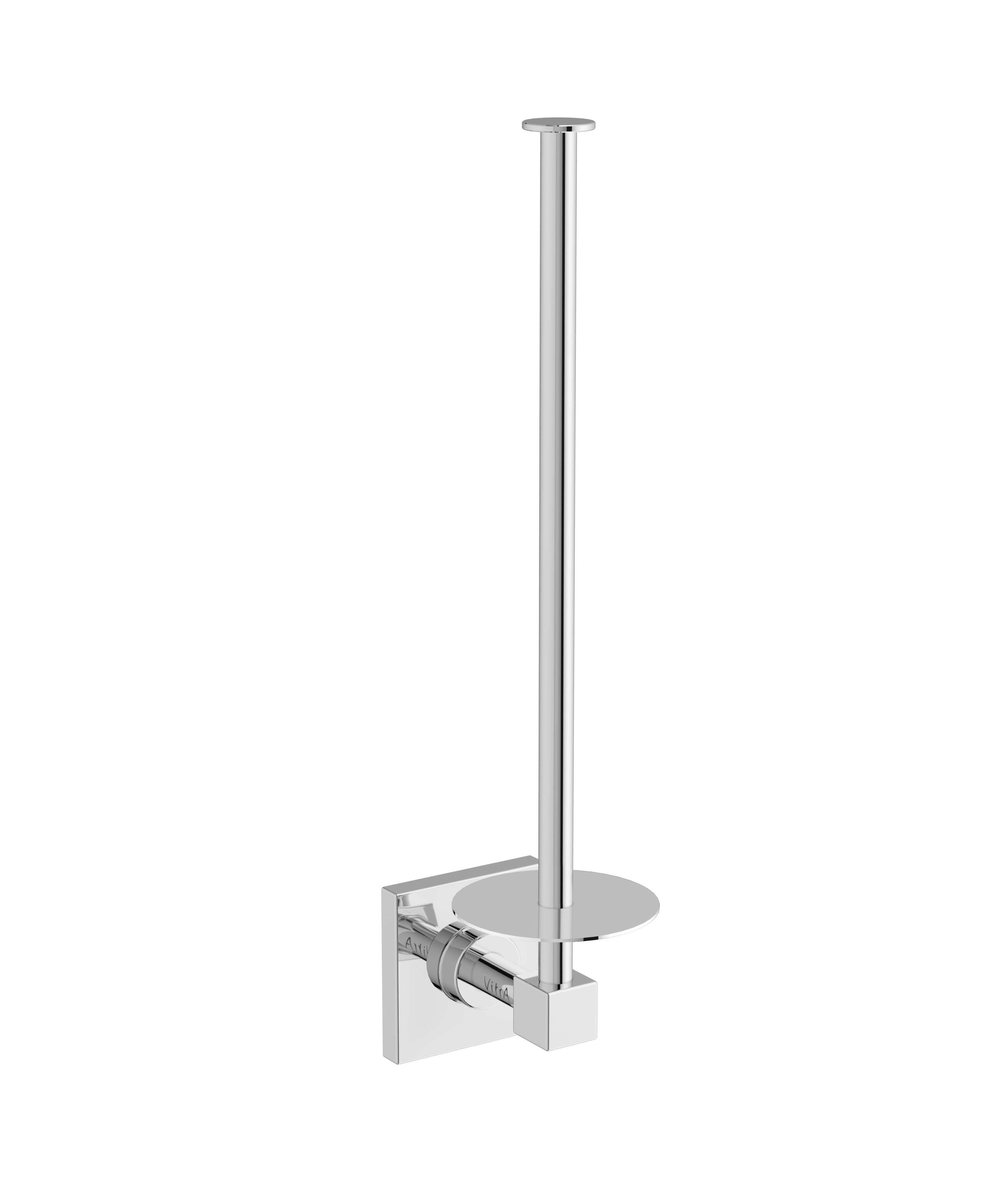 Изображение товара Держатель туалетной бумаги VitrA Root A44808 хром настенный стильный Изображение товара Держатель туалетной бумаги VitrA Root A44808 хром настенный стильный