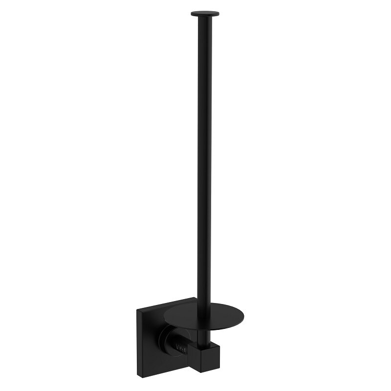 Изображение товара Держатель туалетной бумаги VitrA Root A4480836, вертикальный, цвет черный матовый