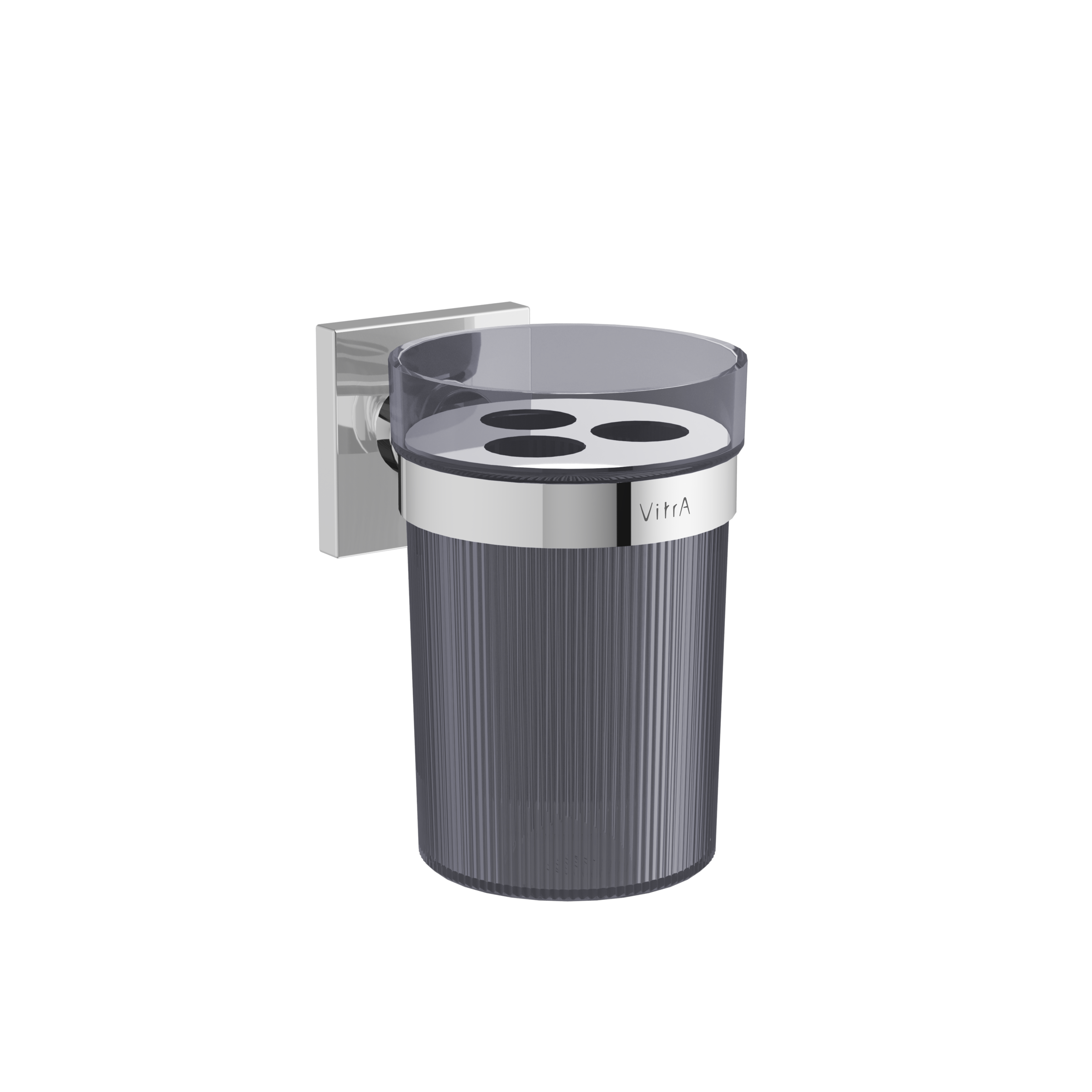 Изображение товара Держатель зубных щеток Vitra Root A44806 хром настенный для ванной комнаты