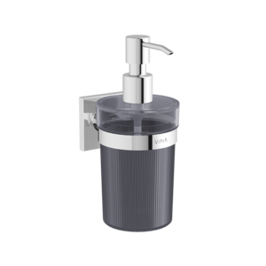 Изображение товара Диспенсер для жидкого мыла Vitra Root A44807, цвет хром/черный