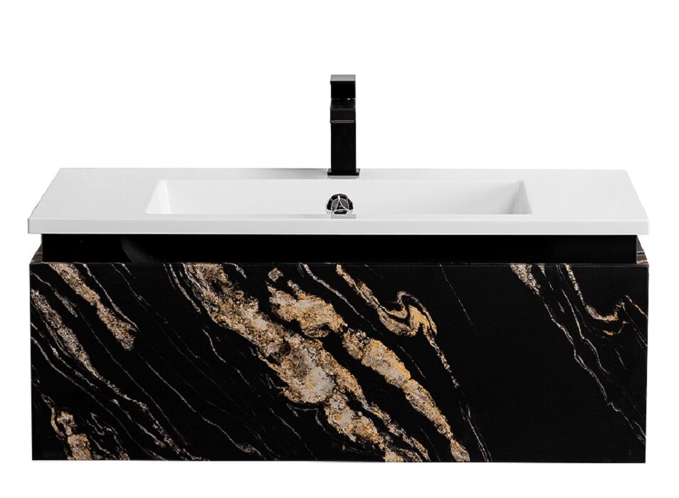 Изображение товара Тумба под раковину Cezares Slider-800-1C-SO-NF-P, 80 см, подвесная, черный фьюжн