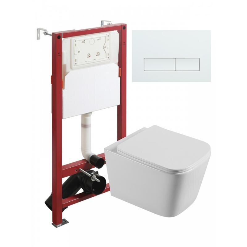 Изображение товара Инсталляция Agger ATI04100+APB288 с подвесным безободковым унитазом и сиденьем микролифт Изображение товара Инсталляция Agger ATI04100+APB288 с подвесным безободковым унитазом и сиденьем микролифт