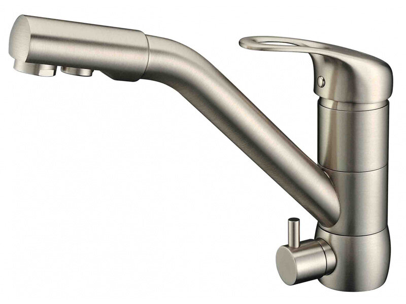 Изображение товара Смеситель Zorg ZR 400 KF-12 SATIN для кухни под фильтр