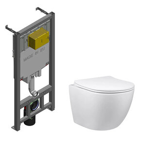 Изображение товара Инсталляция Jacob Delafon с безободковым унитазом Vincea Globo, крышка микролифт, E29025-NF/VT1-14S Изображение товара Инсталляция Jacob Delafon с безободковым унитазом Vincea Globo, крышка микролифт, E29025-NF/VT1-14S