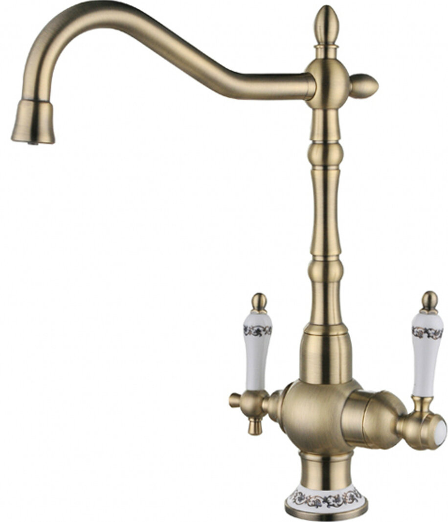 Изображение товара Смеситель Zorg Clean Water ZR 336 YF-50 BR для кухни под фильтр бронза