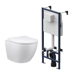 Изображение товара Инсталляция Am.Pm ProC с безободковым унитазом Vincea Globo, крышка микролифт, I012707/VT1-14S