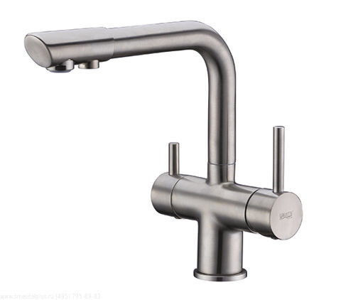 Изображение товара Смеситель WasserKRAFT A8027 для кухни под фильтр матовый хром