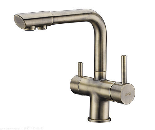 Изображение товара Смеситель WasserKRAFT A8037 для кухни под фильтр с поворотным изливом бронза Германия