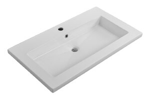 Изображение товара Раковина Cezares CZR-8070-75, 76 см, керамика, белый