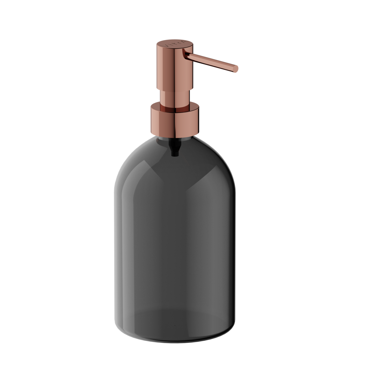 Изображение товара Диспенсер для жидкого мыла Vitra Origin A4489129 медь/черный, 8.1x9.9x19.8 см