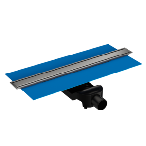 Изображение товара Дренажный канал Vitra Eco-Flow 59980482000, 80 см, DK100, горизонтальный, цвет хром матовый