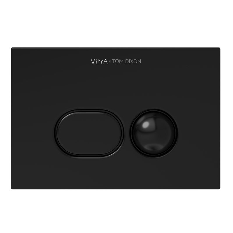 Изображение товара Клавиша смыва для унитаза Vitra Liquid 740-2101 черная глянцевая