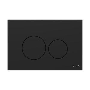 Изображение товара Клавиша смыва VitrA Origin, 740-2411, механическая, цвет черный матовый