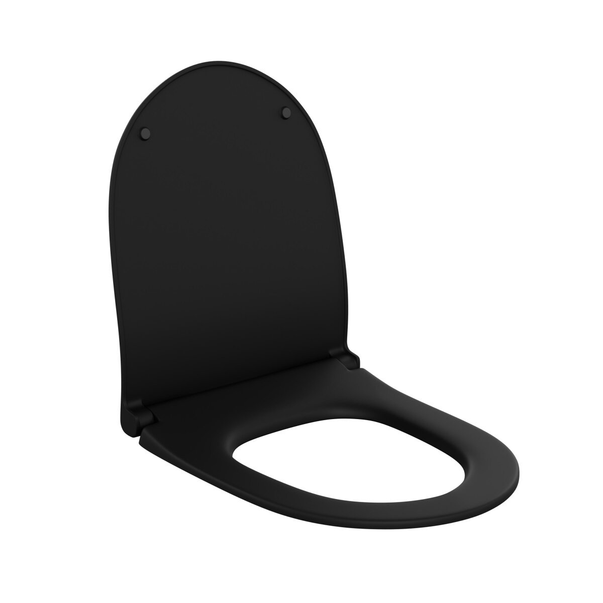 Изображение товара Крышка-сиденье VitrA Sento 120-483-009, тонкое, микролифт, цвет черный матовый Изображение товара Крышка-сиденье VitrA Sento 120-483-009, тонкое, микролифт, цвет черный матовый