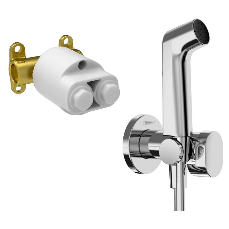Гигиенический душ Hansgrohe Bidette 29232000S, со смесителем, с ...