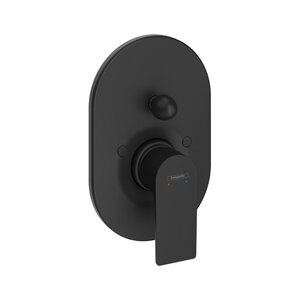 Изображение товара Смеситель для ванны и душа Hansgrohe Rebris, 72459670S, с внутренней частью, черный матовый