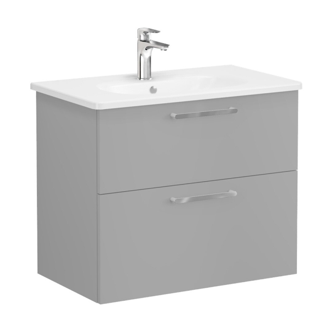 Изображение товара Тумба с раковиной VitrA Root Flat 68289, 80 см, подвесная