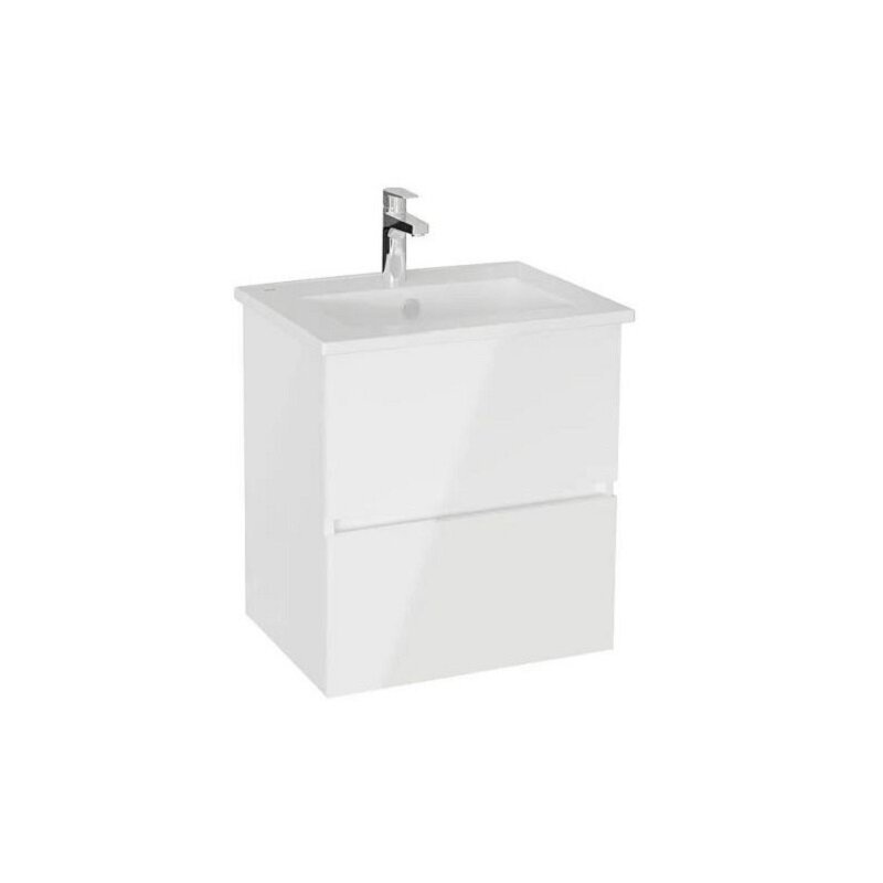 Изображение товара Подвесная тумба с раковиной Vitra Mia Plus Square 60 см белая Турция