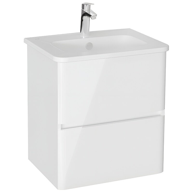 Изображение товара Тумба с раковиной Vitra Mia Plus Round 69816, 60 см, белая