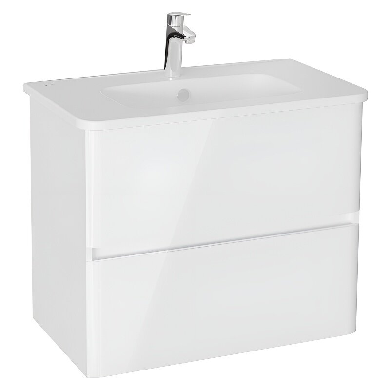 Изображение товара Тумба с раковиной Vitra Mia Plus Round 69824 80 см белая