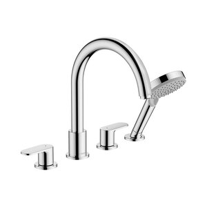 Изображение товара Смеситель для ванны и душа Hansgrohe Vernis Blend, 71456000S, монтаж на борт ванны, с внутренней частью, хром