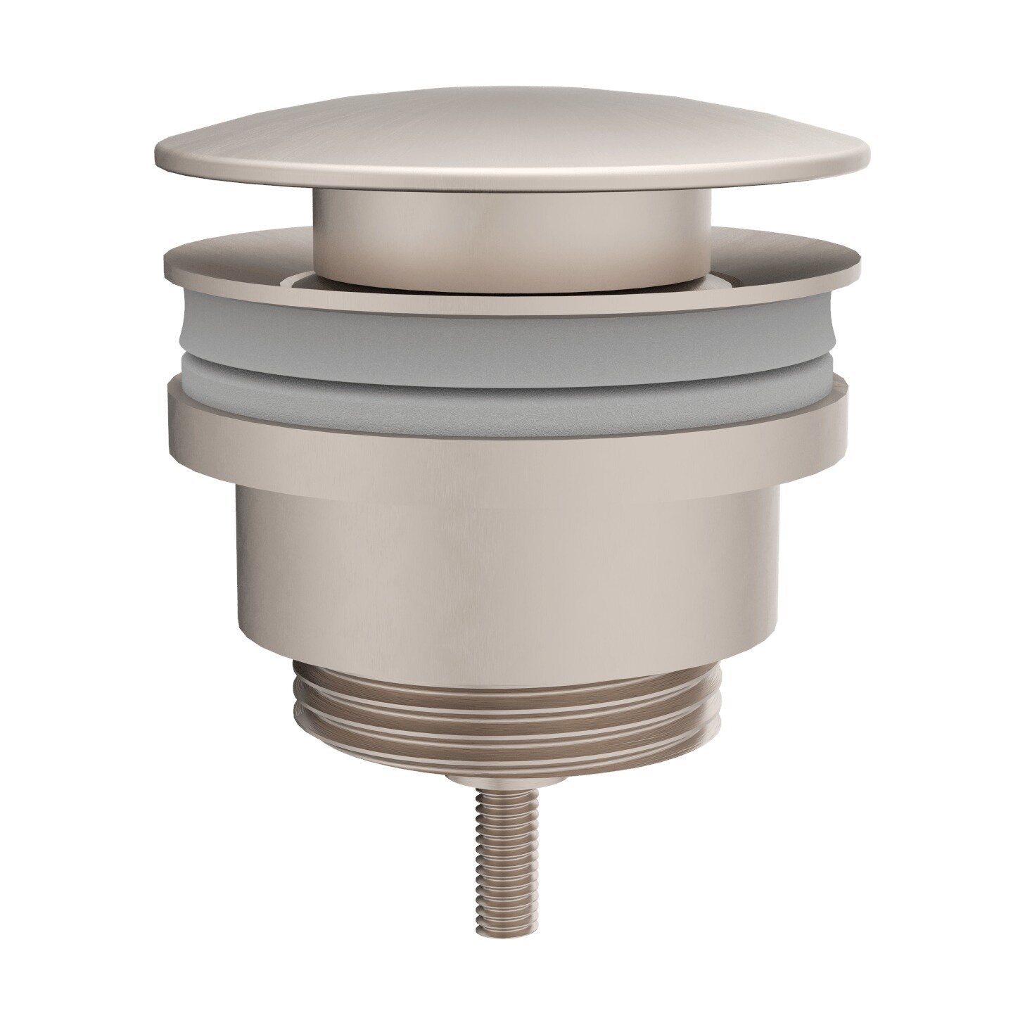 Изображение товара Донный клапан для раковины VitrA Syphon A4514934, с переливом, цвет никель Изображение товара Донный клапан для раковины VitrA Syphon A4514934, с переливом, цвет никель