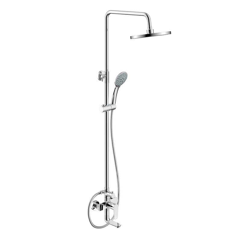 Изображение товара Душевая система Olive's Barros 22511-1BR, с изливом, цвет хром Изображение товара Душевая система Olive's Barros 22511-1BR, с изливом, цвет хром