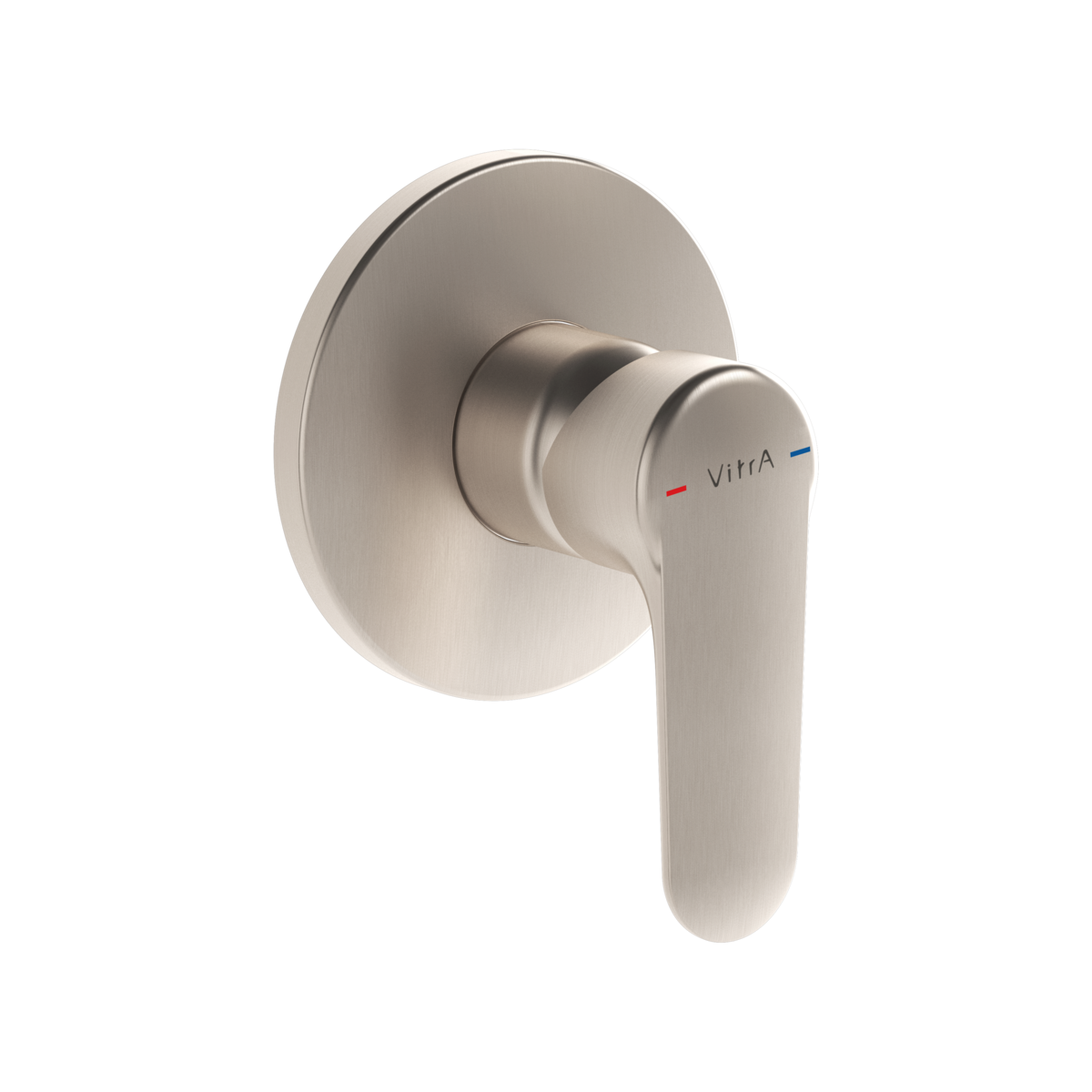Изображение товара Смеситель для ванны и душа VitrA Root Round никель встроенный однорычажный