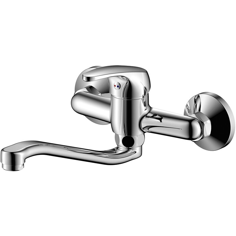 Изображение товара Смеситель для кухонной мойки Olive's Avila 2410AV хром однорычажный с поворотным изливом