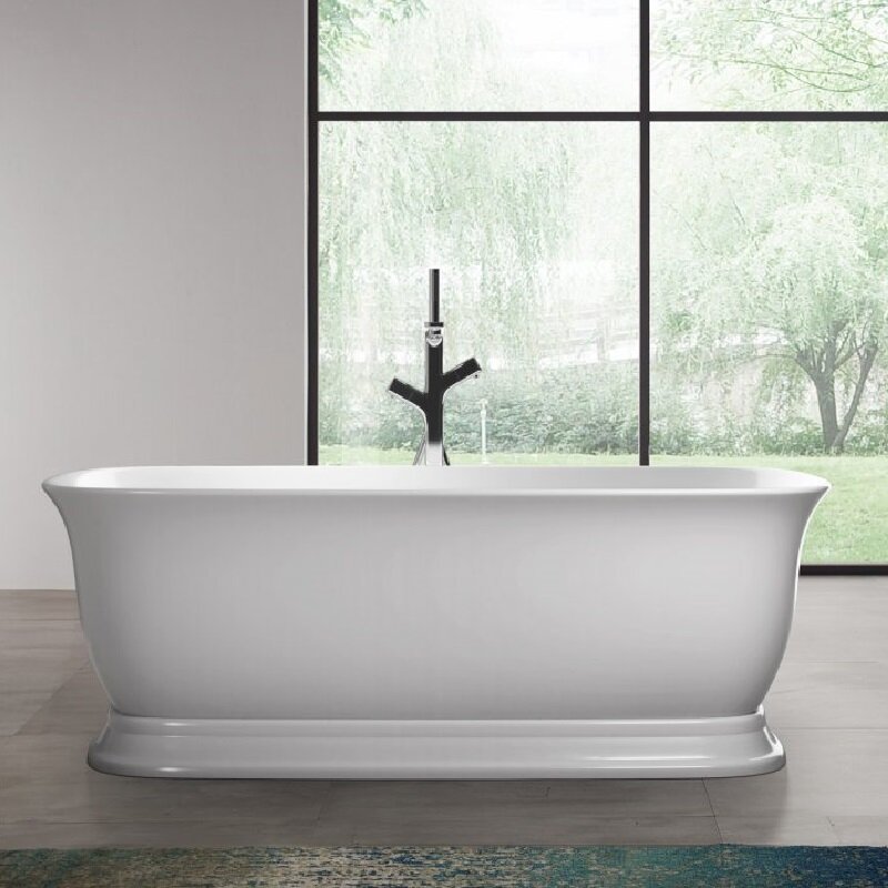 Изображение товара Акриловая ванна BelBagno BB400-1700-800 170x80 см белая для современной ванной комнаты