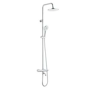 Изображение товара Душевая система Olive's Termo 34511TM, термостатическая, с изливом, цвет хром Изображение товара Душевая система Olive's Termo 34511TM, термостатическая, с изливом, цвет хром