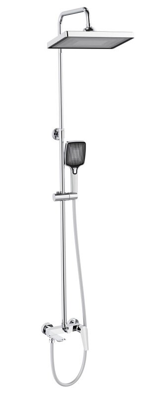 Изображение товара Душевая система Cezares Liner-CVD-01 с верхним душем и лейкой, хром
