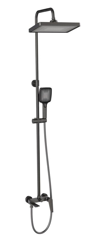 Изображение товара Cezares Liner-CVD-GM: душевые элементы в стиле gunmetal, латунь