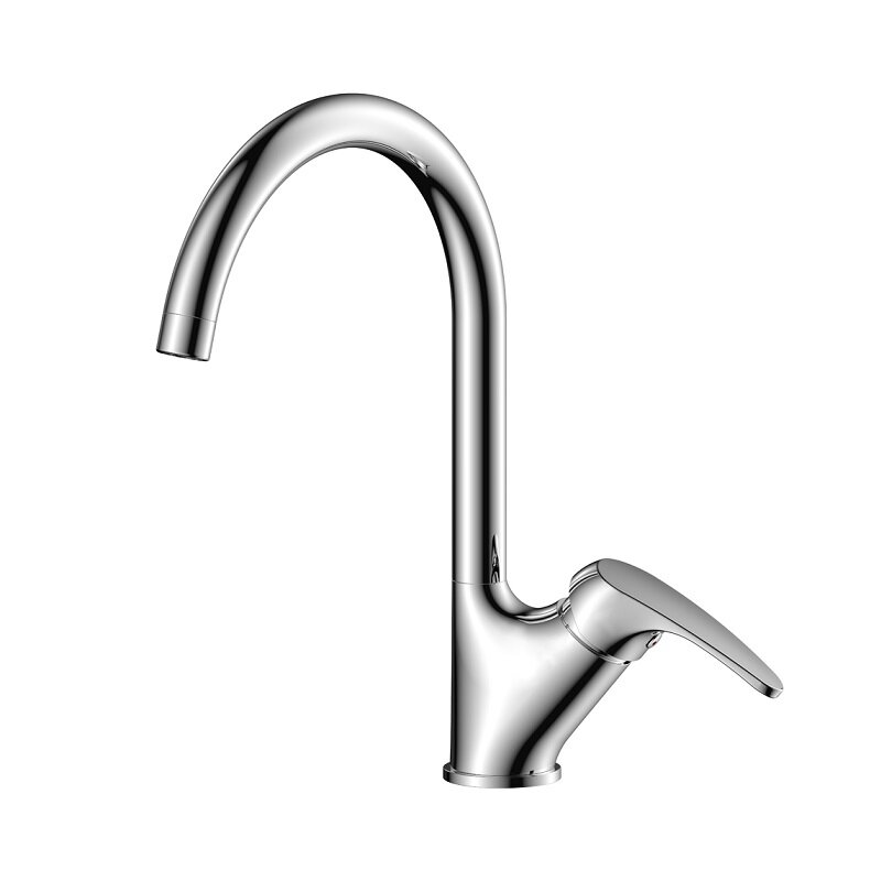 Изображение товара Смеситель для кухонной мойки Olive's Avila 02431AV хром однорычажный высокий излив