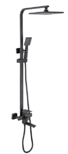 Изображение товара Душевая система Olive's Estena 29291ENB, с изливом, цвет черный матовый