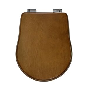 Изображение товара Сиденье для унитаза Migliore Bella ML.BLL-26.110.NC.CR, орех/фурнитура хром