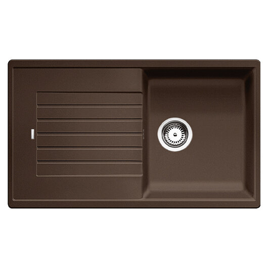Изображение товара Кухонная мойка Blanco Zia 5S из искусственного камня 86 см коричневая