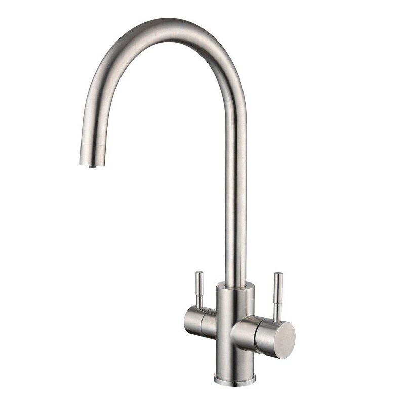 Изображение товара Смеситель для кухонной мойки Olive's Balear 13445BL с подключением к фильтру сатиновый