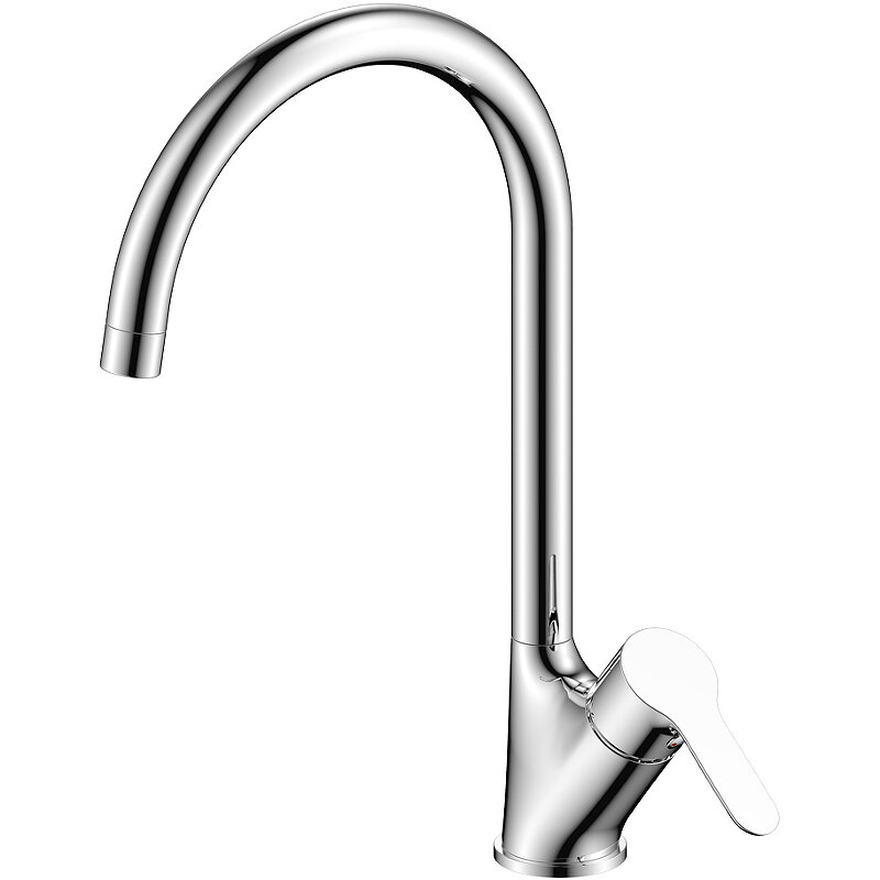 Изображение товара Смеситель для кухонной мойки Olive's Toledo 18431TD хром однорычажный поворотный излив