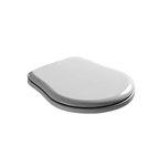Крышка-сиденье Kerasan Retro 109001 standart, белый/хром - фото 1 Крышка-сиденье Kerasan Retro 109001 standart, белый/хром - фото 1