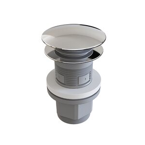 Изображение товара Донный клапан Aqueduto RAL0200, клик-клак, с переливом, хром Изображение товара Донный клапан Aqueduto RAL0200, клик-клак, с переливом, хром