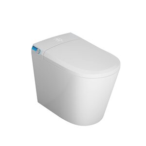 Изображение товара Электронный приставной унитаз Grossman Smart GR-PR-5702, с функцией биде, с импульсной системой смыва, крышка-сиденье микролифт, белый