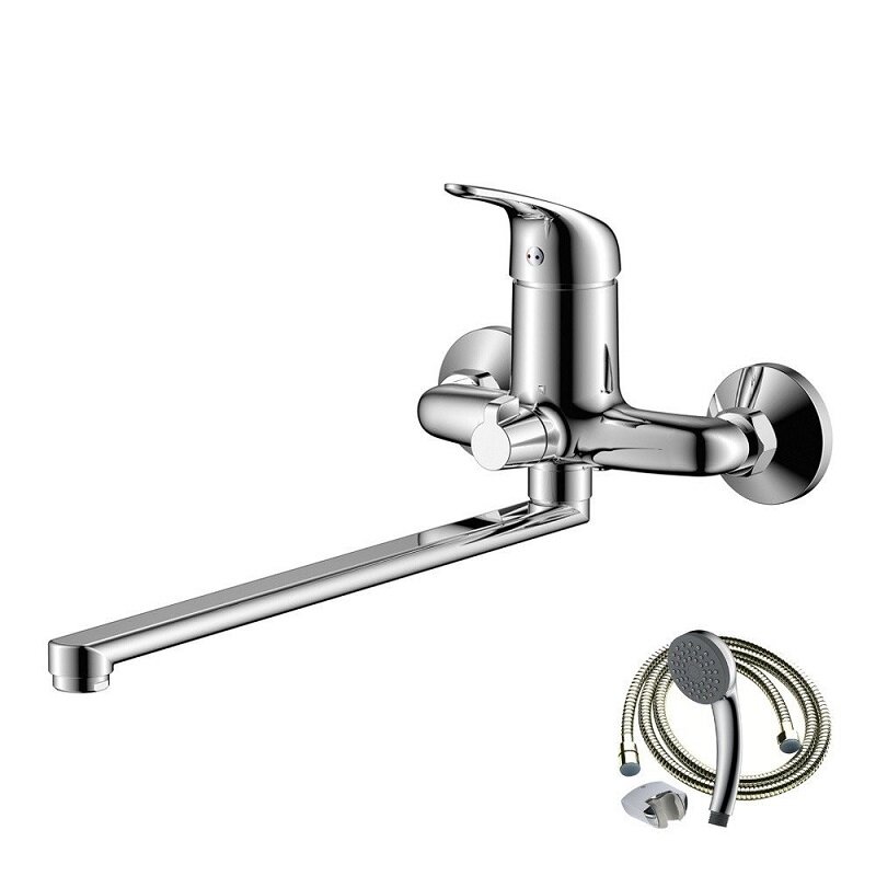 Изображение товара Смеситель для ванны и душа Olive's Leon 04221LN с душем, хром, Германия