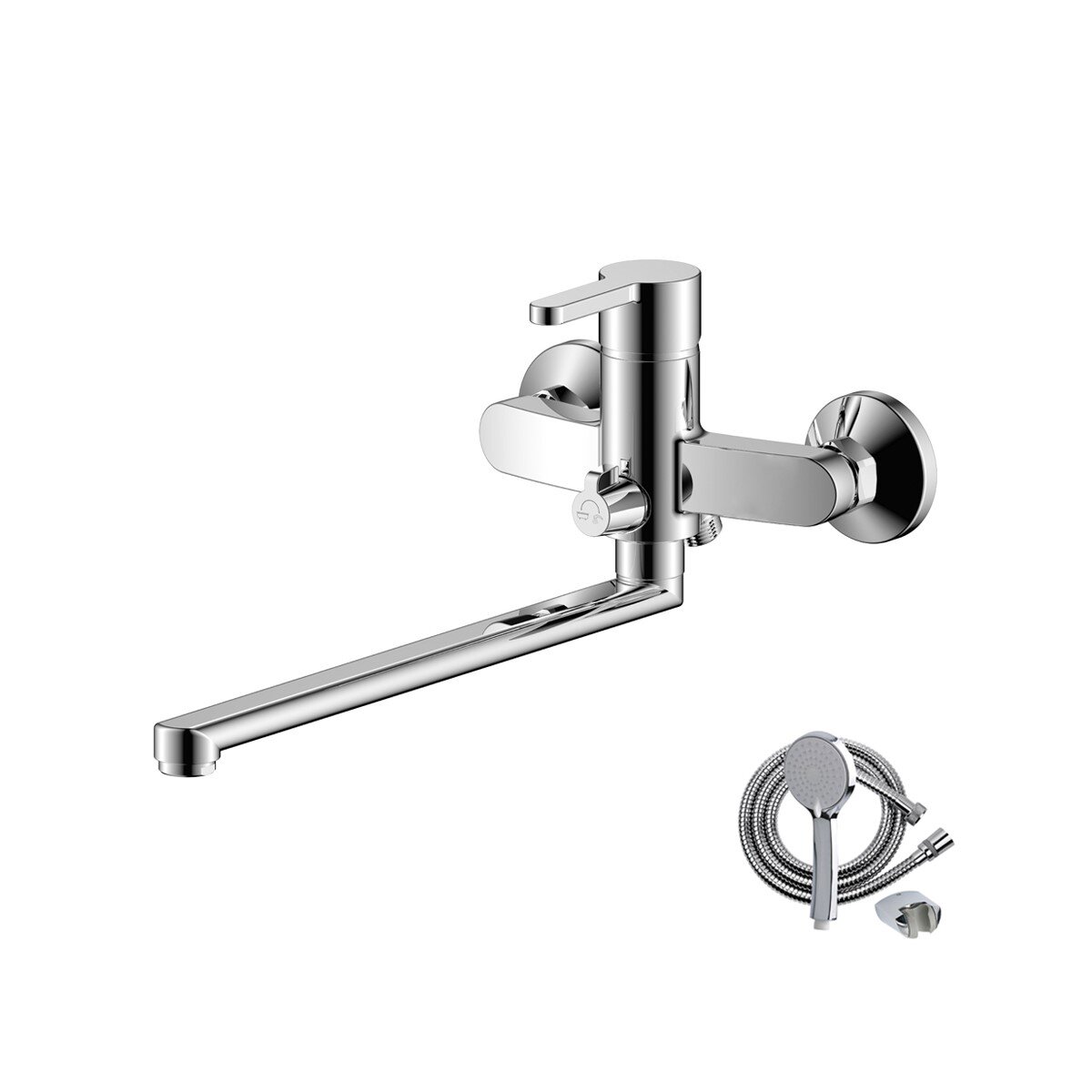 Изображение товара Смеситель Olive's Torres 17221TR для ванны и душа с душевым гарнитуром, хром