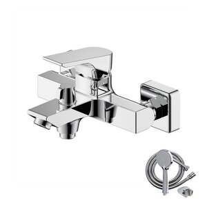 Изображение товара Смеситель для ванны и душа Olive's Porto 11201PR, с душевым гарнитуром, хром