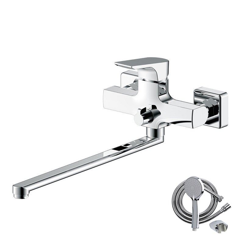 Изображение товара Смеситель для ванны и душа Olive's Porto 11221PR с душевым гарнитуром